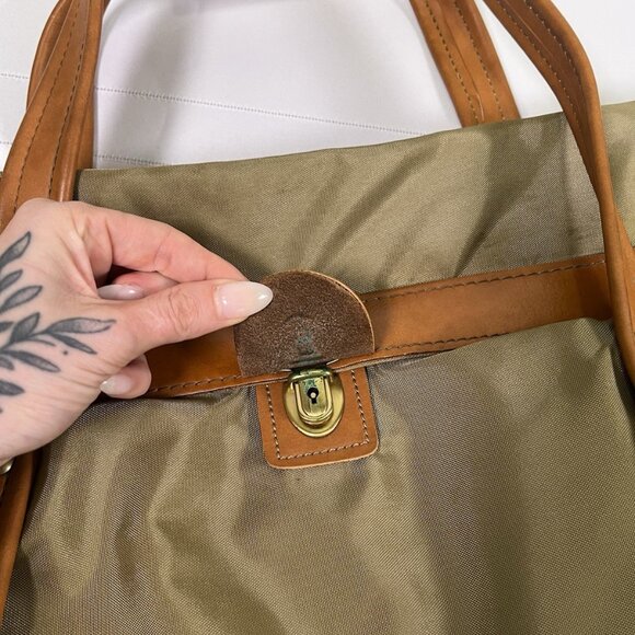 Hartmann Nylon Leather Trim Weekender Bag Luggage Garment Travel w/ Locks & Keys - Picture 7 of 13